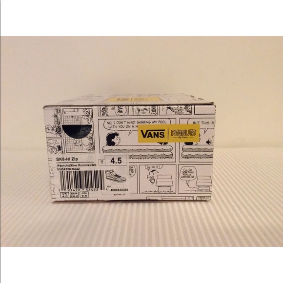Vans x Peanuts Sk8-Hi Zip Glow Mummies Sneakers - Picture 6 of 8